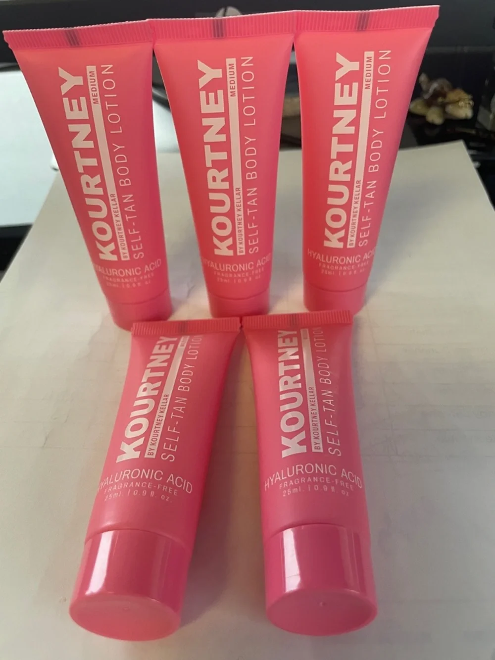 Kourtney by Kourtney Keller Self-Tan Body Lotion - in medium (Set of 5) BN